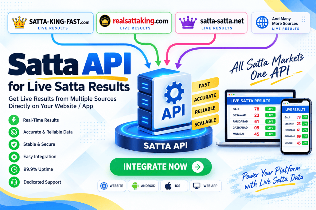 Satta API live result JSON endpoint
